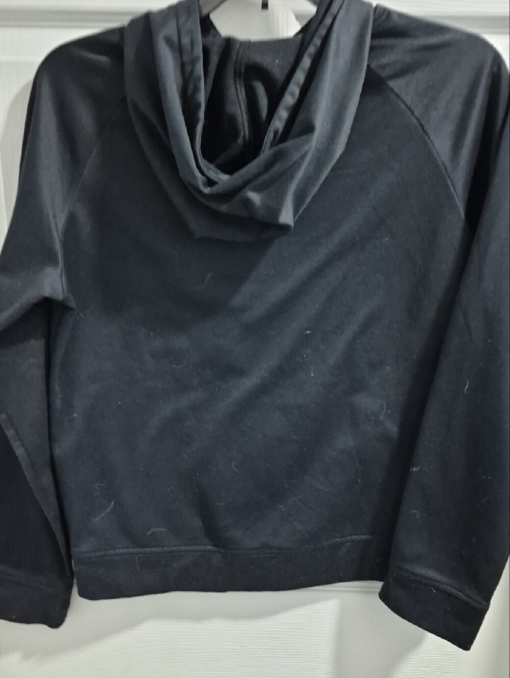 Nike Black Hoodie with White "Just Do It." Graphic - Picture 2 of 3
